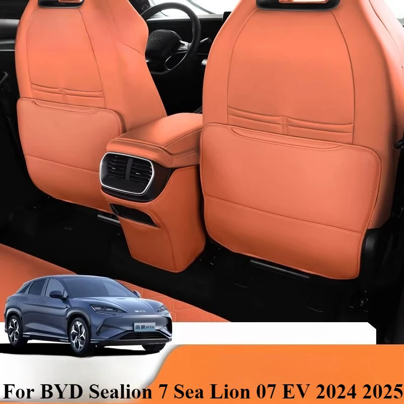 For BYD Sealion 7 Sea Lion 07 EV 2024 2025 Car Door Car Seat Back Anti-kick Protector PU Leather Anti Kick Mat Pad Accessories
For BYD Sealion 7 Sea Lion 07 EV 2024 2025 Car Door Car Seat Back Anti-kick Protector PU Leather Anti Kick Mat Pad Accessories