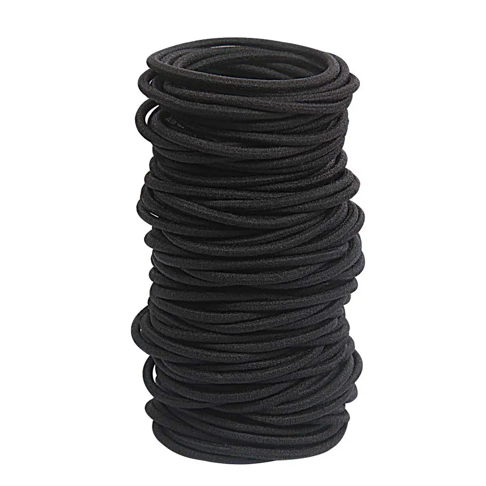 120 Pcs Black Hair Ties for Thick Curly Hair, No Metal, Value Pack
120 Pcs Black Hair Ties for Thick Curly Hair, No Metal, Value Pack