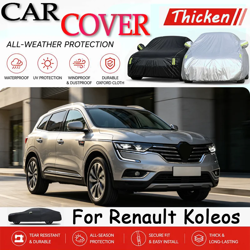 For Renault Koleos All-Weather Car Cover 6-in-1 Waterproof, Dustproof, UV Proof, Snowproof, Scratch Resistant Protection
For Renault Koleos All-Weather Car Cover 6-in-1 Waterproof, Dustproof, UV Proof, Snowproof, Scratch Resistant Protection