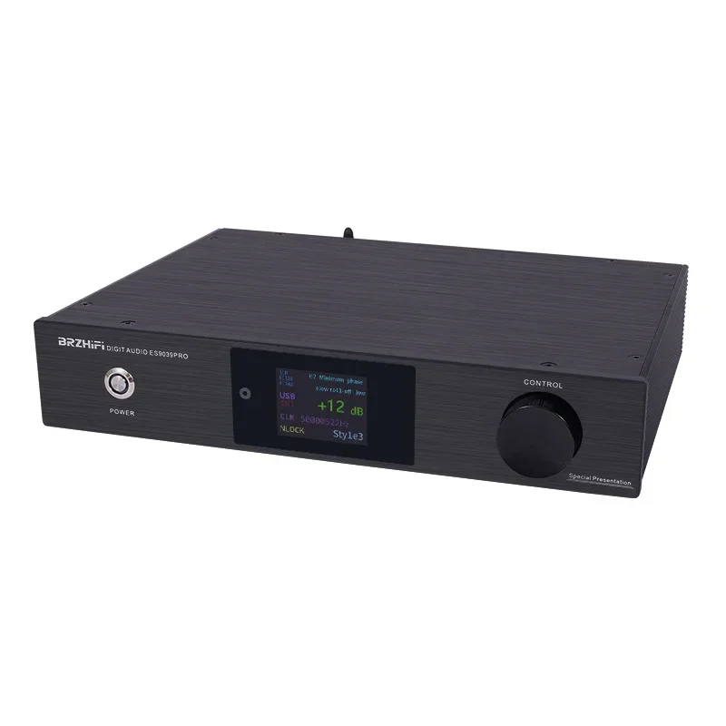 In stock BRZHIFI Home Audio Amplifier Fully Balanced Digital Decoding ES9039PRO Chip Digital Audio Player Music Streamer
In stock BRZHIFI Home Audio Amplifier Fully Balanced Digital Decoding ES9039PRO Chip Digital Audio Player Music Streamer