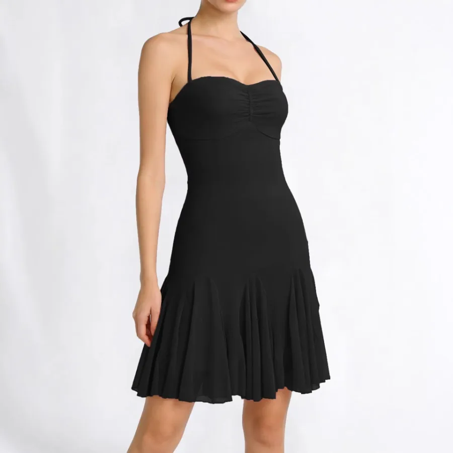 【New style】European and American - short skirt women's summer temperament tube top hanging neck sling dress small figure slim r
【New style】European and American - short skirt women's summer temperament tube top hanging neck sling dress small figure slim r