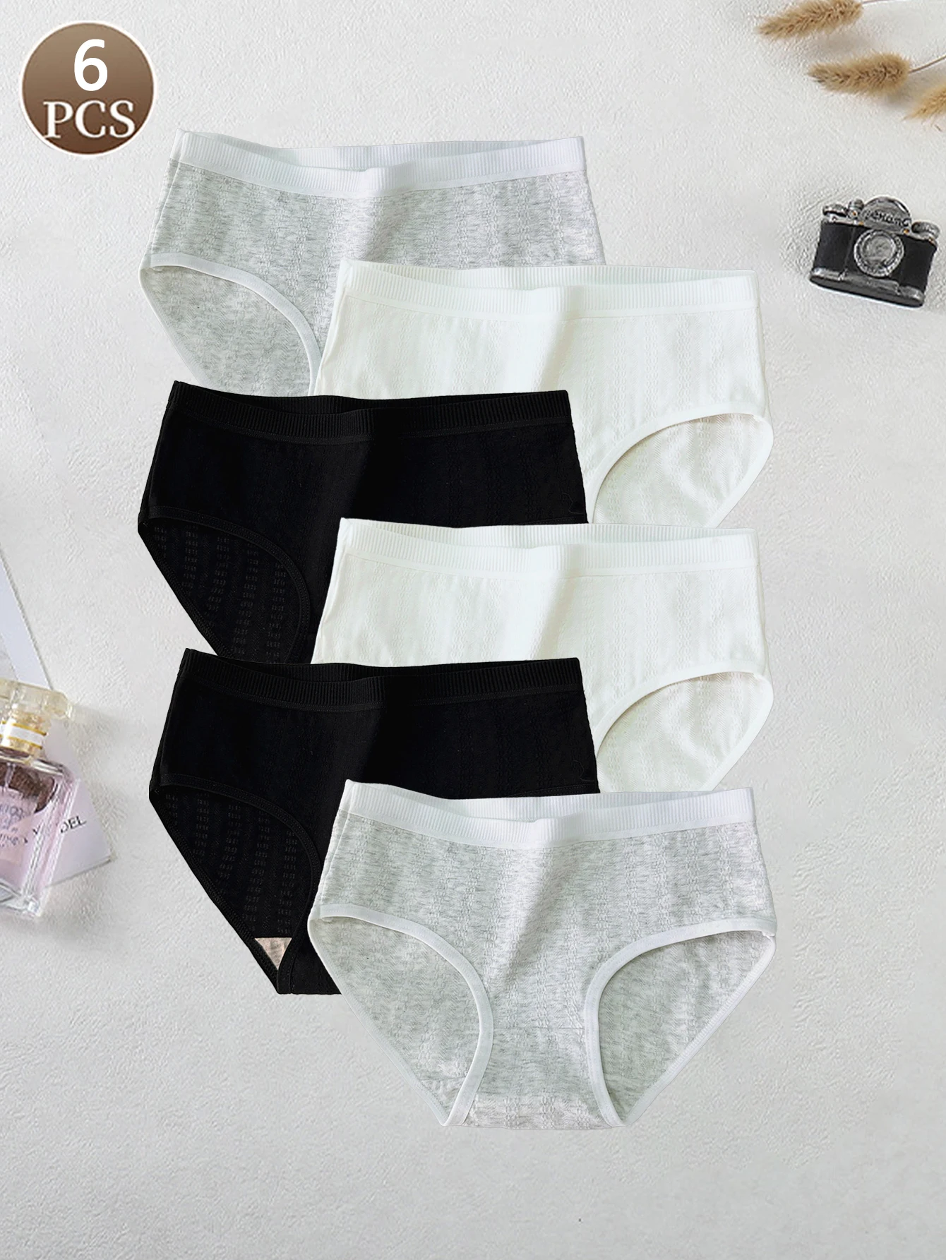 6 шт., прямая продажа с фабрики, нижнее белье из чистого хлопка для женщин, студенческий стиль, японский стиль, со средней талией, простое и дышащее
6 шт., прямая продажа с фабрики, нижнее белье из чистого хлопка для женщин, студенческий стиль, японский стиль, со средней талией, простое и дышащее