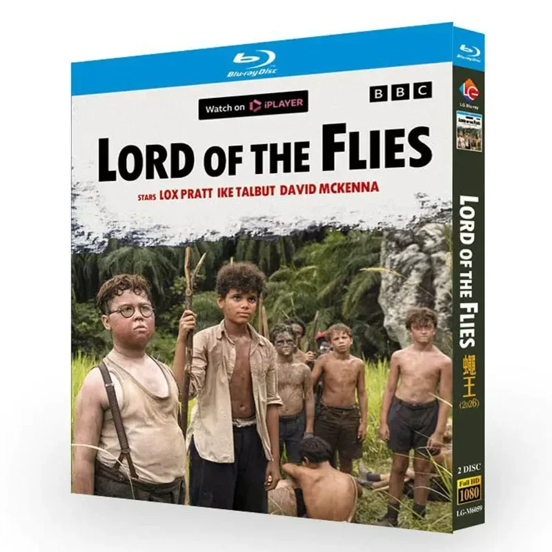 BD Blu-ray Disc American TV Series Lord of the Flies TV Complete Edition Plus Movie Version Lord of the Flies 2-Disc Box
BD Blu-ray Disc American TV Series Lord of the Flies TV Complete Edition Plus Movie Version Lord of the Flies 2-Disc Box