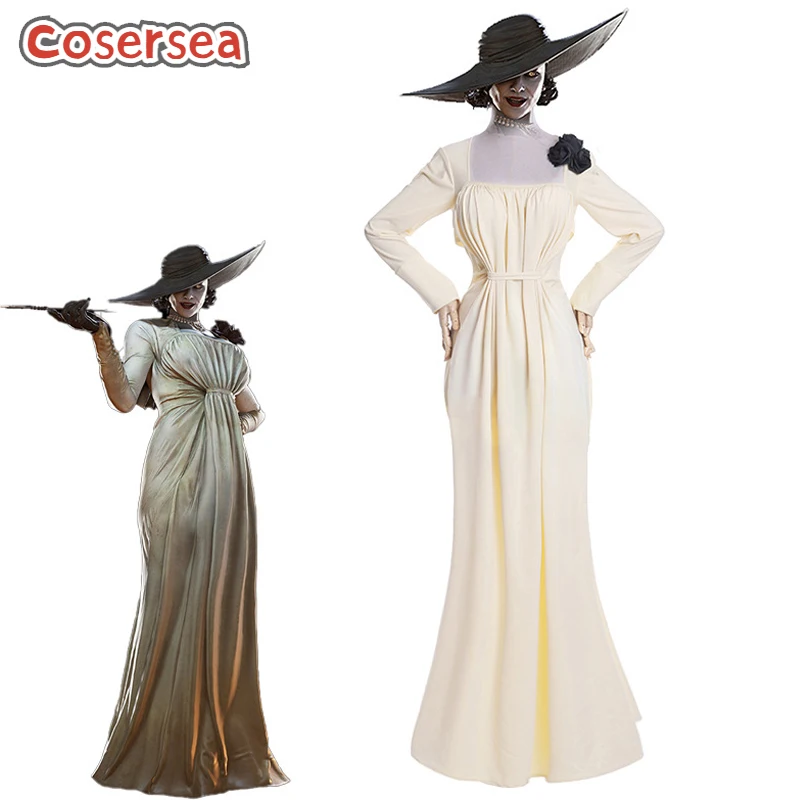 Cosersea Alcina Dimitrescu Cosplay Costume Resident Evil 8 Alcina Dimitrescu Sexy Women Dress Uniform Halloween Outfit Fullset
Cosersea Alcina Dimitrescu Cosplay Costume Resident Evil 8 Alcina Dimitrescu Sexy Women Dress Uniform Halloween Outfit Fullset