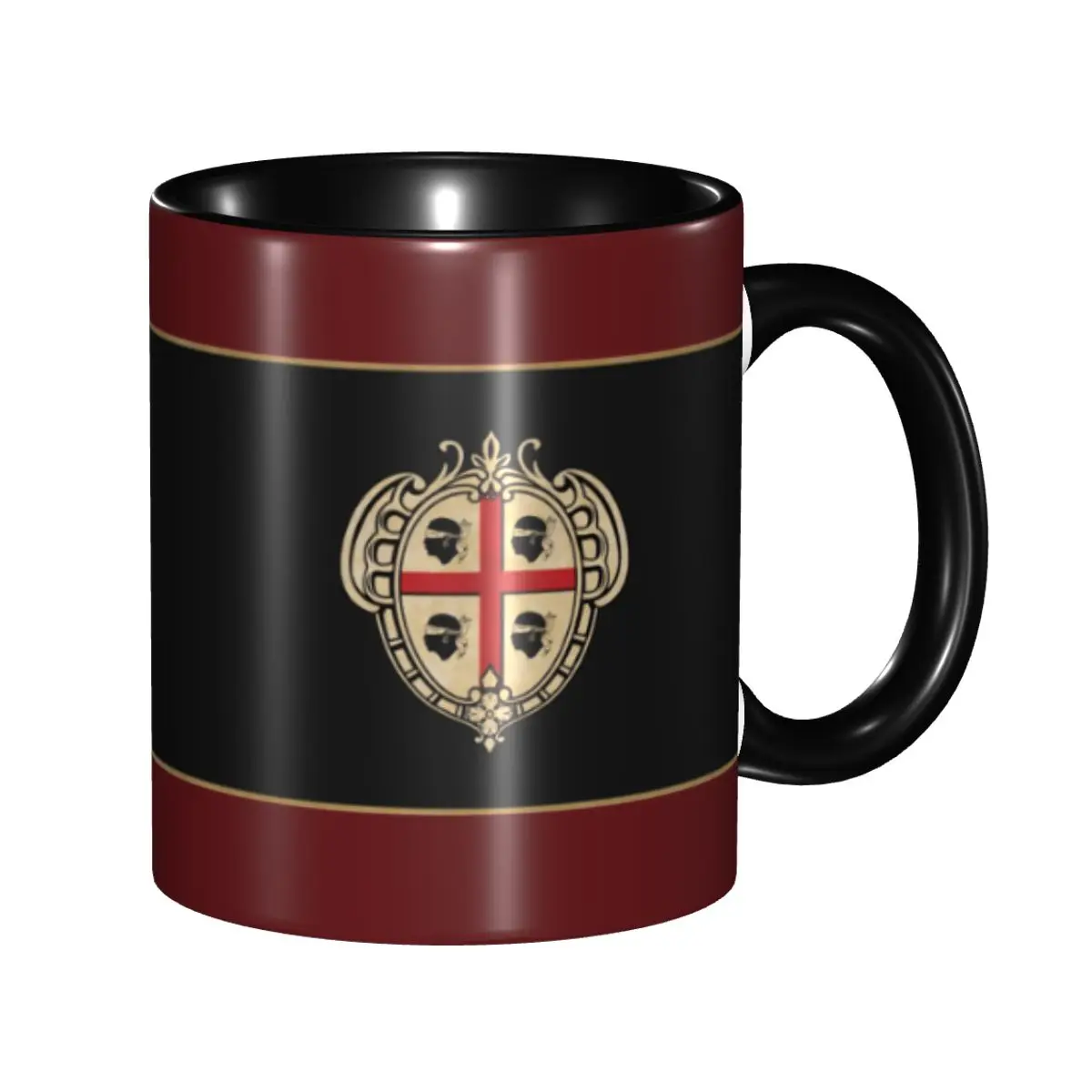 Vintage Sardinia Coat Of Arms Coffee Mug DIY Custom Italy Sardegna Patriotic Ceramic Mug Creative Present
Vintage Sardinia Coat Of Arms Coffee Mug DIY Custom Italy Sardegna Patriotic Ceramic Mug Creative Present