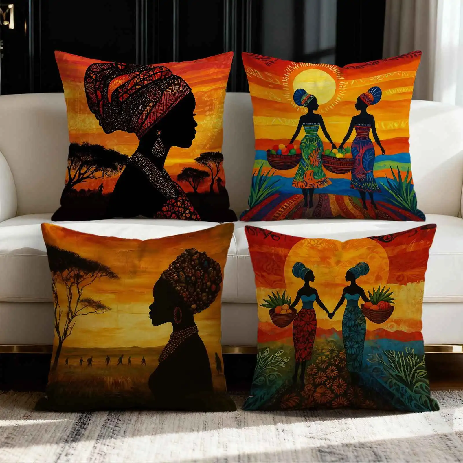 Sunset grassland scene double-sided Printed pillow cover Short plush Suitable living rooms bedrooms sofas throw cushion cover
Sunset grassland scene double-sided Printed pillow cover Short plush Suitable living rooms bedrooms sofas throw cushion cover