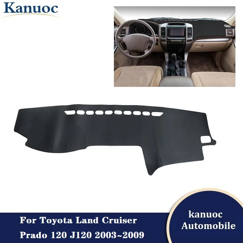 LHD Car Dashboard Cover Mat Sun Shade Pad Instrument Panel For Toyota Land Cruiser Prado 120 J120 2003~2009 Car Accessories
LHD Car Dashboard Cover Mat Sun Shade Pad Instrument Panel For Toyota Land Cruiser Prado 120 J120 2003~2009 Car Accessories