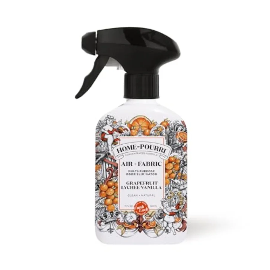 Home-Pourri Air + Fabric Multi-Purpose Odor Freshener Spray Grapefruit Lychee Vanilla 11 Fl Oz - Vanilla and Grapfruit Lychee
Home-Pourri Air + Fabric Multi-Purpose Odor Freshener Spray Grapefruit Lychee Vanilla 11 Fl Oz - Vanilla and Grapfruit Lychee