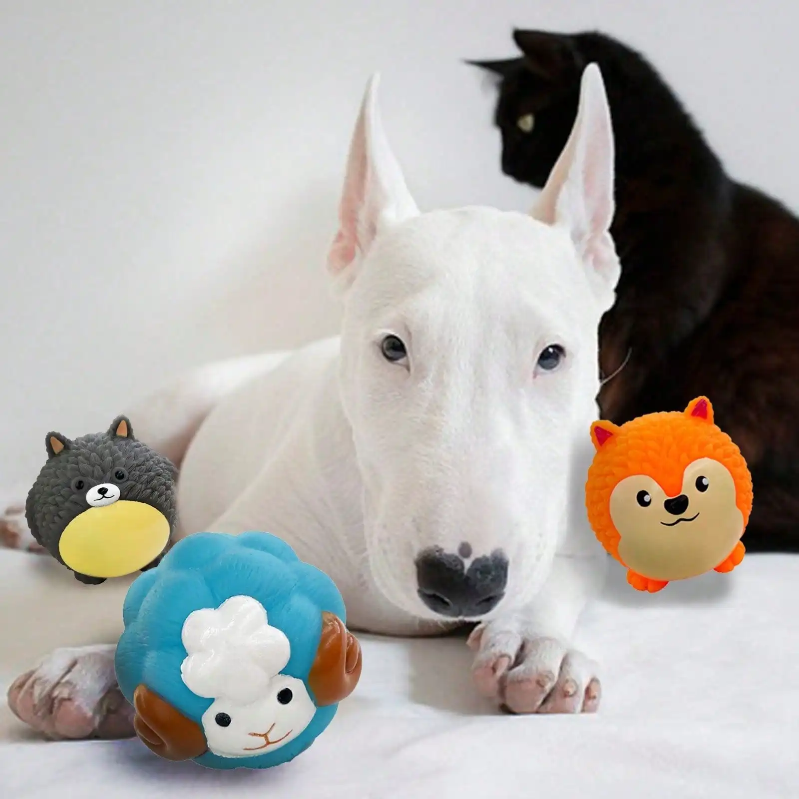 TPR Material Self-Rolling Interactive Toy, Rubber Design, Specifically For Medium-Sized Dogs, Durable And Non-Shedding, Makes Sound When Chewed
TPR Material Self-Rolling Interactive Toy, Rubber Design, Specifically For Medium-Sized Dogs, Durable And Non-Shedding, Makes Sound When Chewed