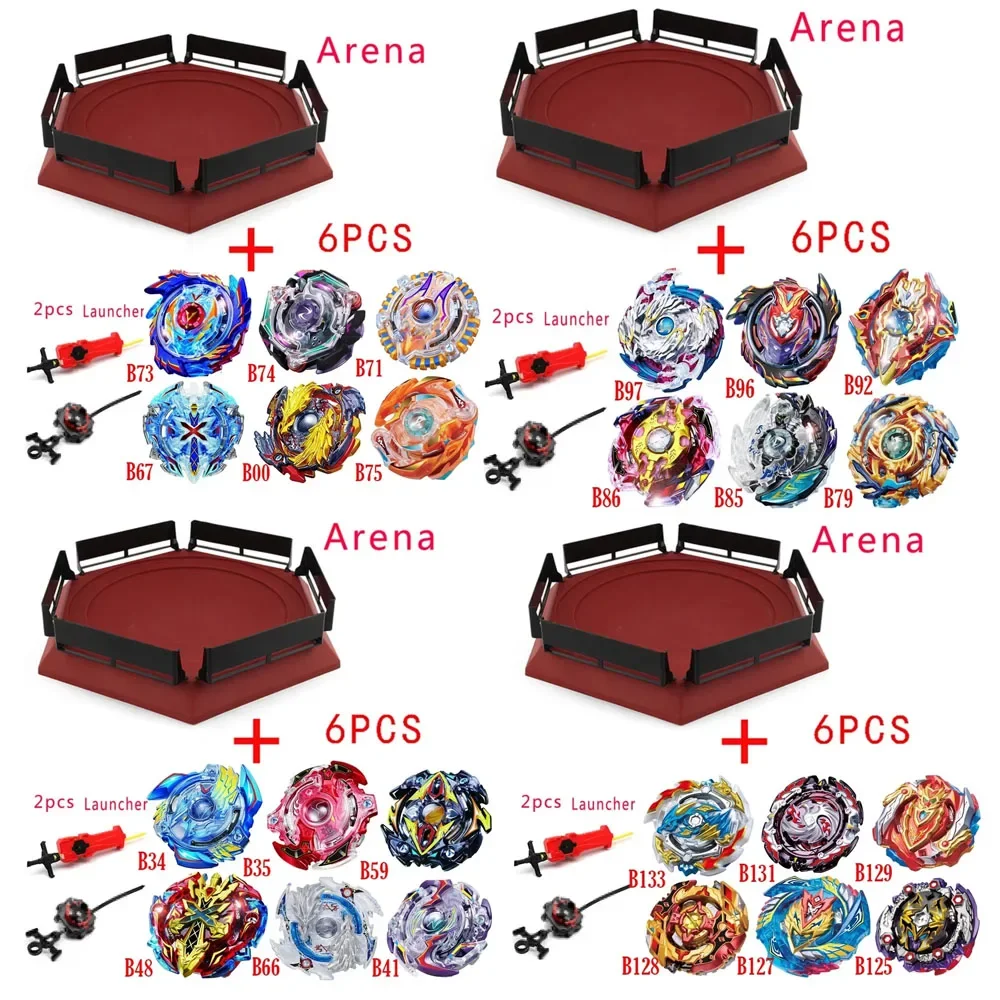 Top gyro and battleground package, 6pcs gyro plus two launchers, full set of combinations, perfect lineup, Children's Day gift
Top gyro and battleground package, 6pcs gyro plus two launchers, full set of combinations, perfect lineup, Children's Day gift