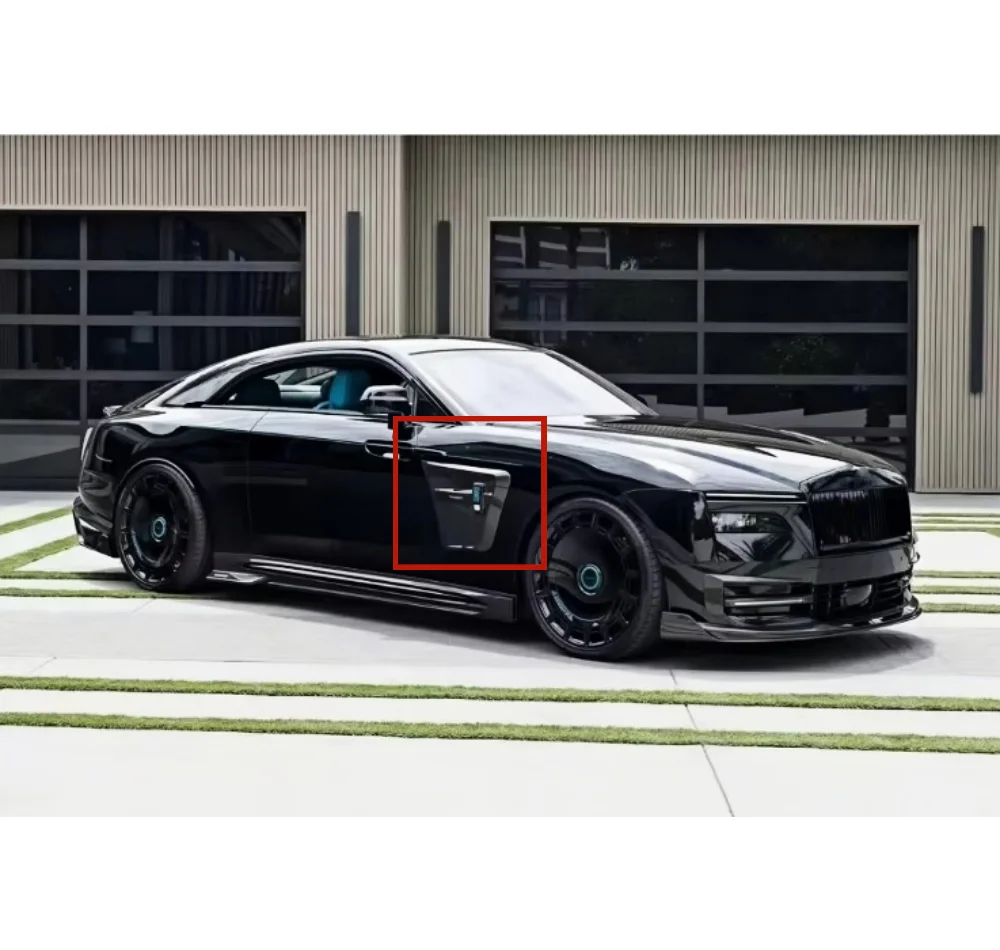M-style New Design and Production of High-quality Dry Carbon Fiber Mudguard Decorative Body Kit for Rolls Royce Spectre Upgrade
M-style New Design and Production of High-quality Dry Carbon Fiber Mudguard Decorative Body Kit for Rolls Royce Spectre Upgrade
