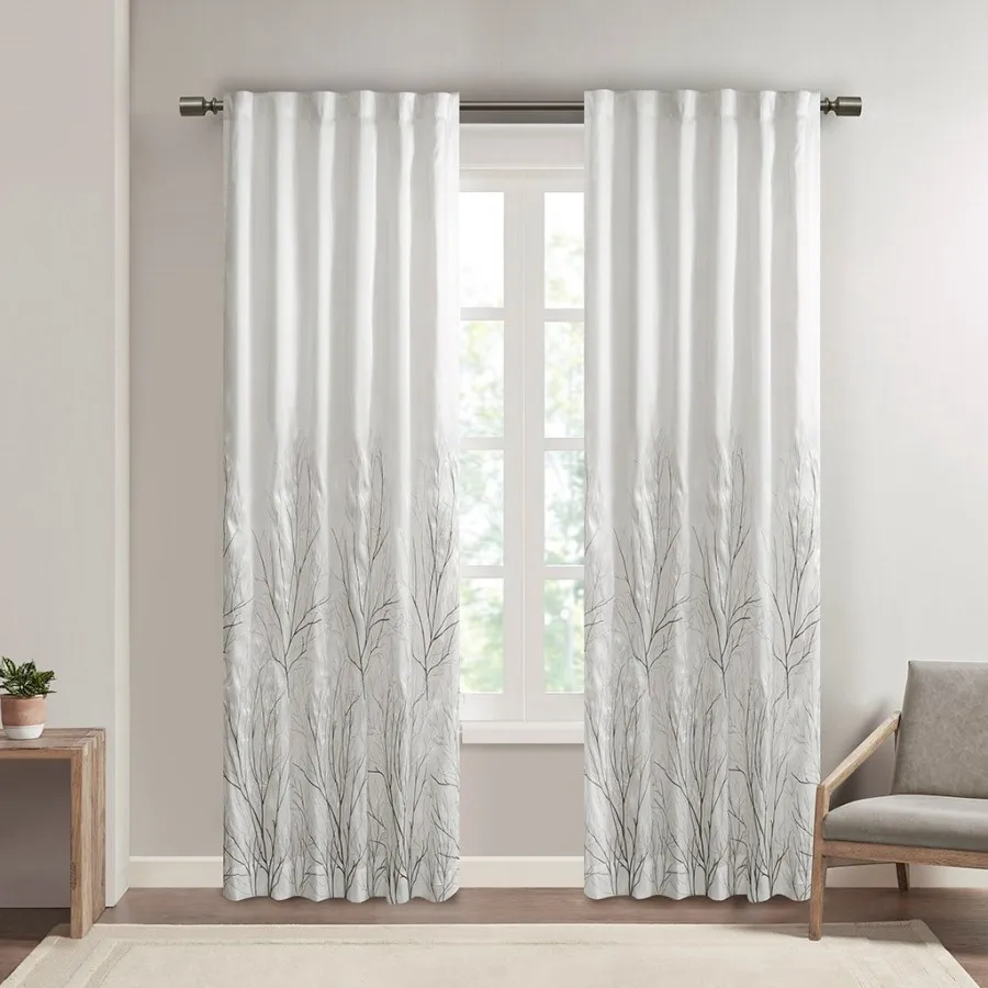 Curtain Panel for living room, polyester fabric, navy blue, wrinkle-resistant and light-filtering
Curtain Panel for living room, polyester fabric, navy blue, wrinkle-resistant and light-filtering