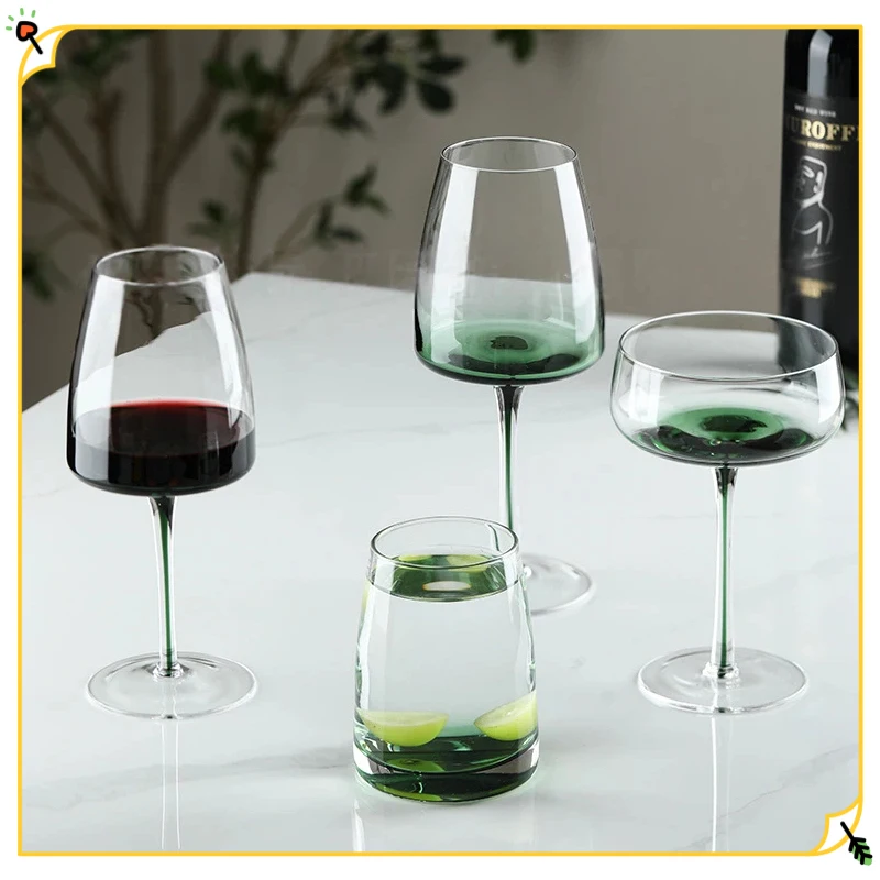 Hand Blown Green Crystal Wine Glasses Green Base Stemmed Champagne Flutes 340Ml 270Ml Wine Set For Home Party Wedding Bar Dining
Hand Blown Green Crystal Wine Glasses Green Base Stemmed Champagne Flutes 340Ml 270Ml Wine Set For Home Party Wedding Bar Dining