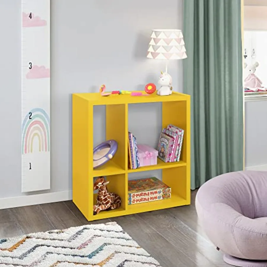 4-Cube Open Bookcase Toy Storage Shelf Organizer
4-Cube Open Bookcase Toy Storage Shelf Organizer