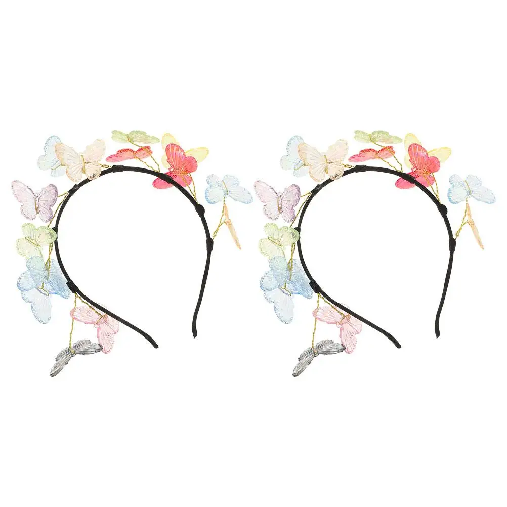 2Pcs Butterfly Headdress Headb Valentines Day Hairb Accessories Girls 3D Lightweight Comfort Elegant Wedding Party Bride
2Pcs Butterfly Headdress Headb Valentines Day Hairb Accessories Girls 3D Lightweight Comfort Elegant Wedding Party Bride