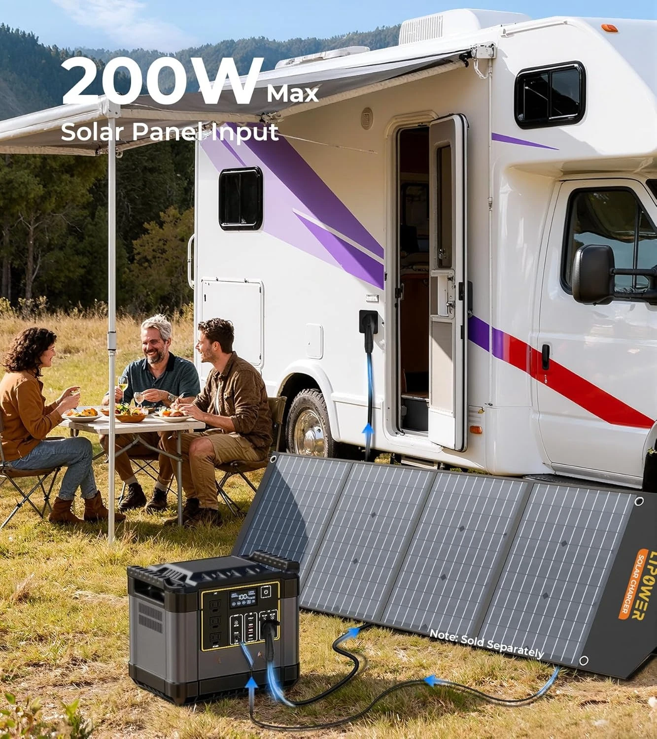 Portable Power Station, 1075Wh LiFePO4 Battery, 1200W/2000W Surge Solar Generator for Outages & Camping, Customized
Portable Power Station, 1075Wh LiFePO4 Battery, 1200W/2000W Surge Solar Generator for Outages & Camping, Customized