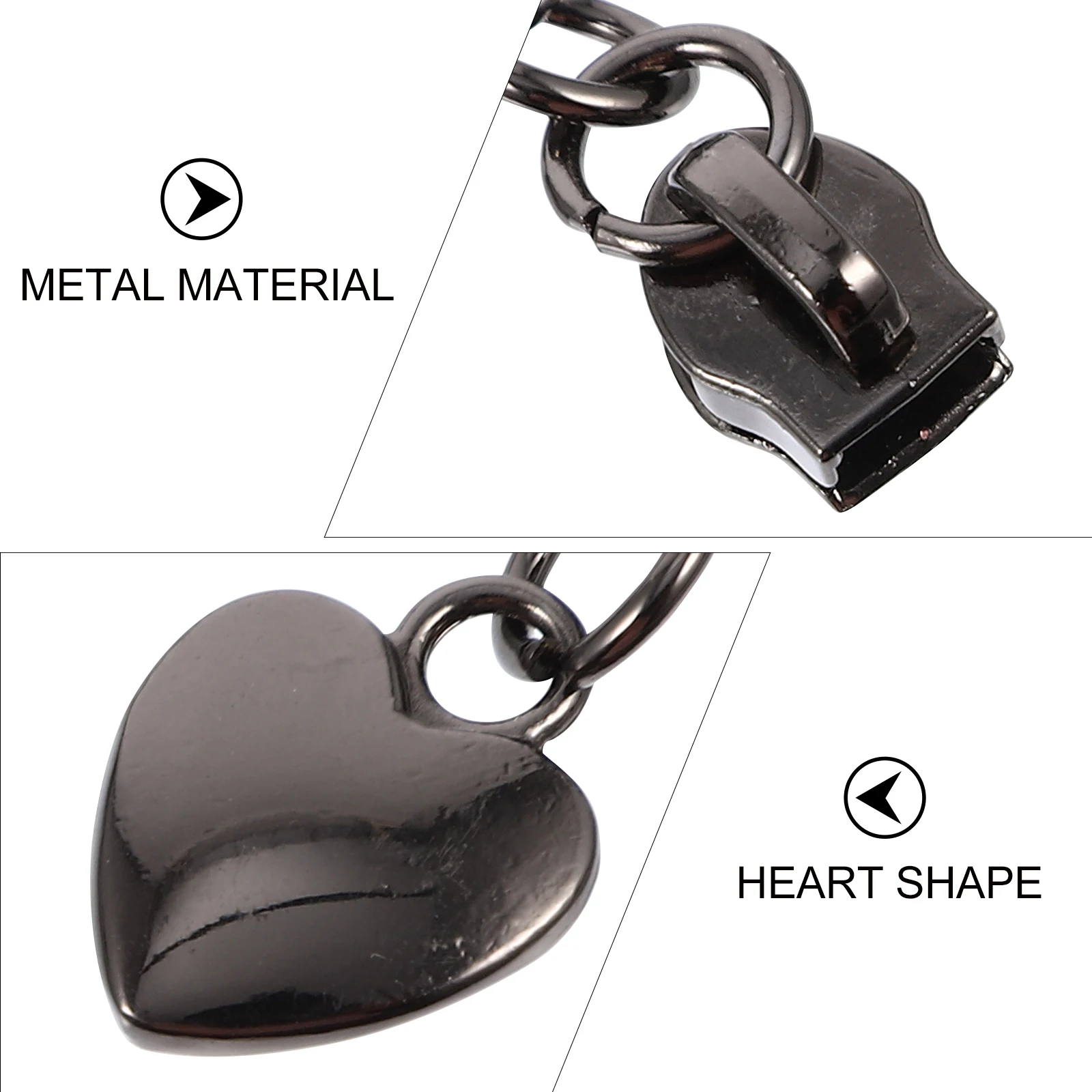 10 Pcs Metal Zipper Pulls Durable Repair Tabs for Backpack Suitcase Gym Bag Coat Sportswear DIY Garment Accessories Travel
10 Pcs Metal Zipper Pulls Durable Repair Tabs for Backpack Suitcase Gym Bag Coat Sportswear DIY Garment Accessories Travel