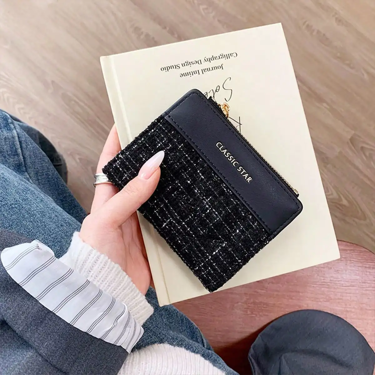Pink Star Pendant Large Capacity Wallet Simple Solid Color Korean Style Wallet For Women And Students Wallet Mini Wallet Purse W
Pink Star Pendant Large Capacity Wallet Simple Solid Color Korean Style Wallet For Women And Students Wallet Mini Wallet Purse W