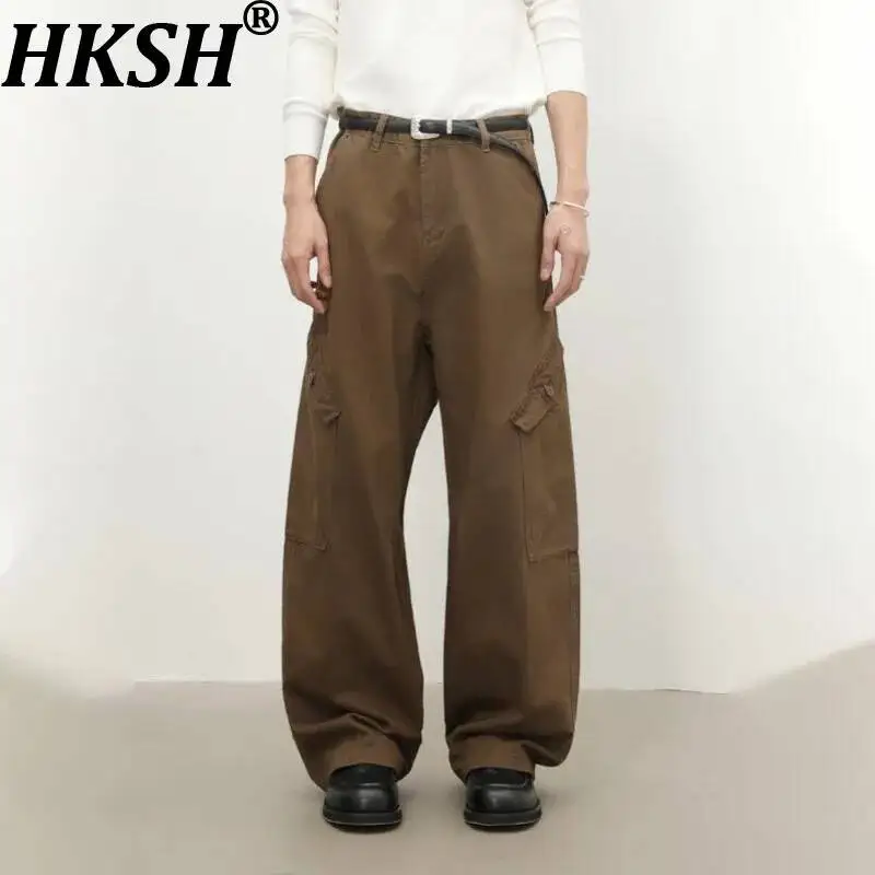 HKSH Spring New Men Tide Chic Ins American Cotton Multi-Pocket Cargo Pants Y2K Straight Casual Trousers Overalls Fashion HK24363
HKSH Spring New Men Tide Chic Ins American Cotton Multi-Pocket Cargo Pants Y2K Straight Casual Trousers Overalls Fashion HK24363