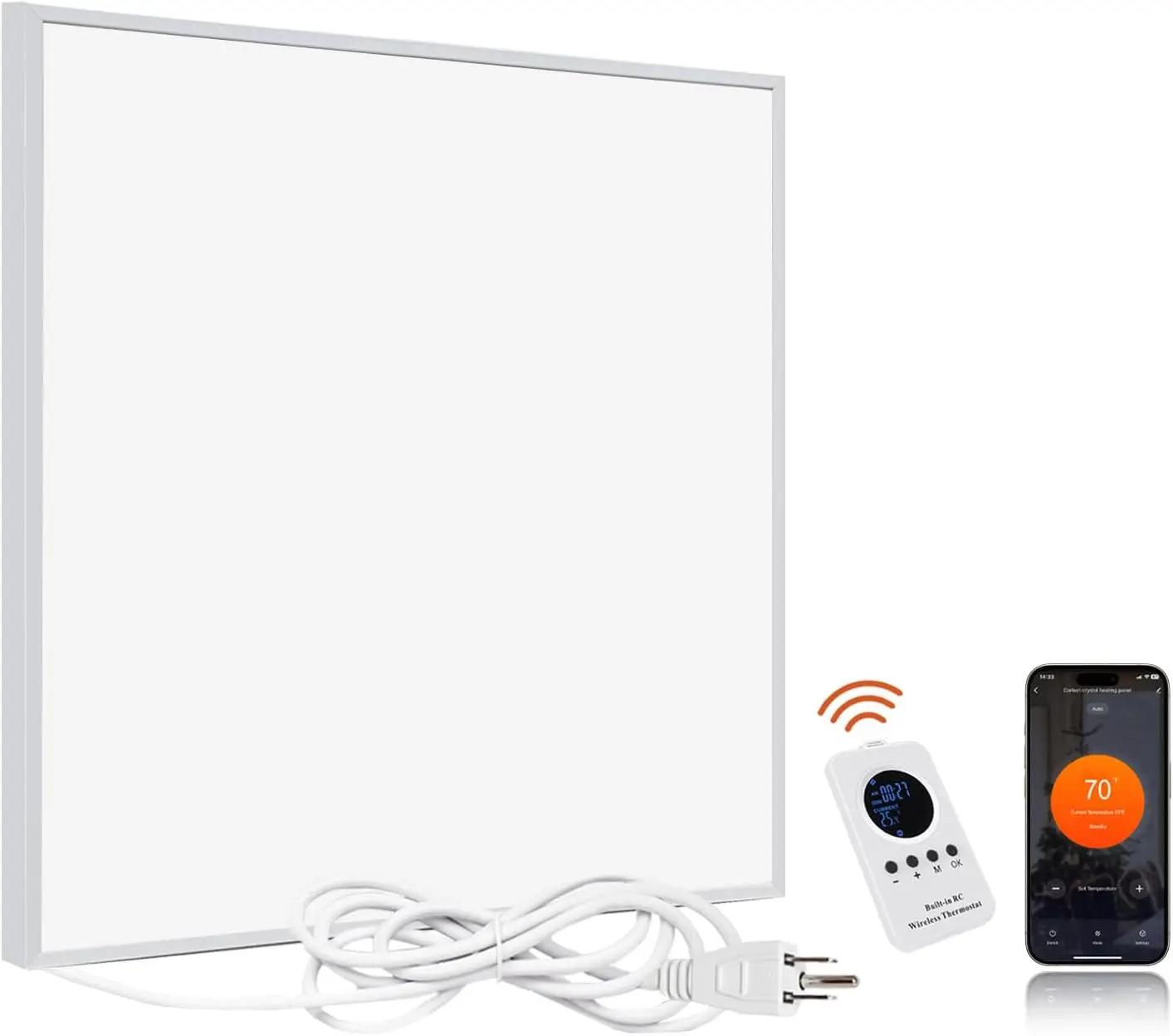 Инфракрасный обогреватель 350 Вт для использования в помещении с термостатом, настенный электрический конвекционный обогреватель, бесшумный и энергоэффективный
Инфракрасный обогреватель 350 Вт для использования в помещении с термостатом, настенный электрический конвекционный обогреватель, бесшумный и энергоэффективный