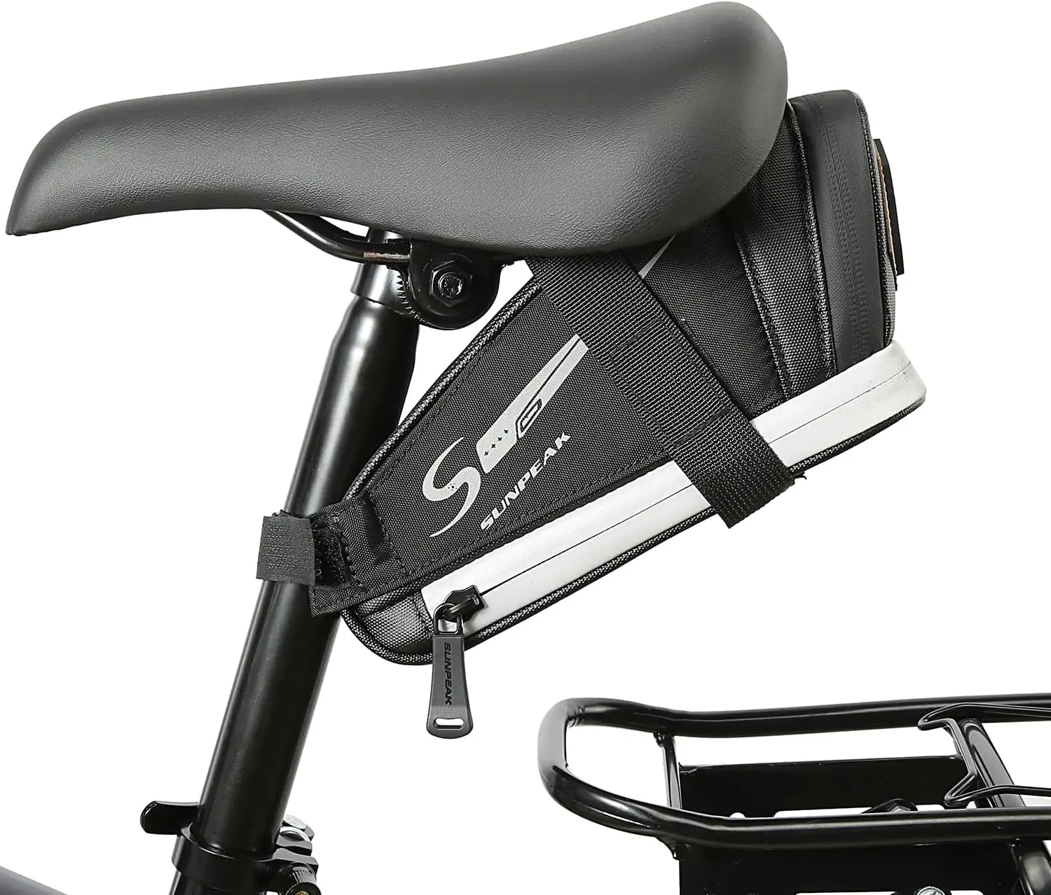 Bike Seat Bag Bicycle Saddle Bag Under Seat Waterproof Reflective Cycling Saddle Pack for Mountain Road Bikes Black
Bike Seat Bag Bicycle Saddle Bag Under Seat Waterproof Reflective Cycling Saddle Pack for Mountain Road Bikes Black