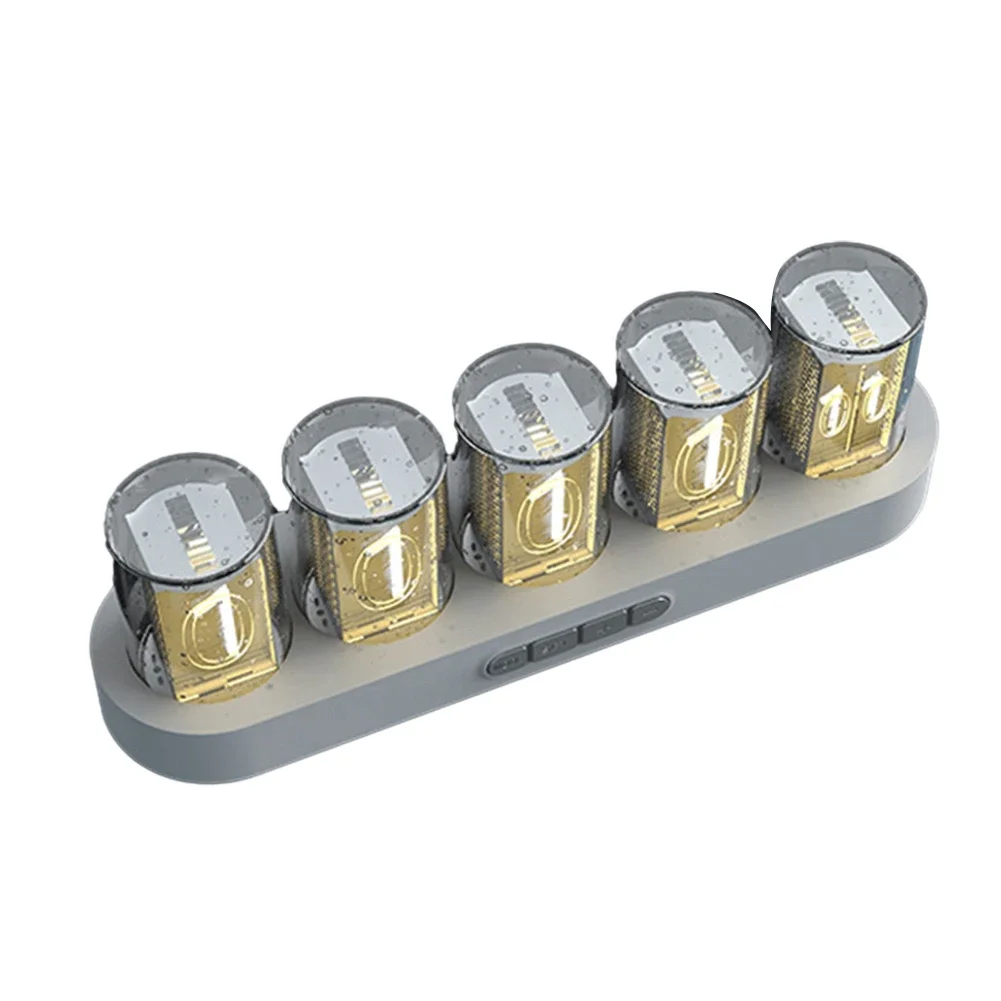 RGB Nixie Tube Clock Diy Digital LED Glow Tube Clock Luxury Desktop Electronic Watches Table Clock Home Gaming Decoration Gift
RGB Nixie Tube Clock Diy Digital LED Glow Tube Clock Luxury Desktop Electronic Watches Table Clock Home Gaming Decoration Gift