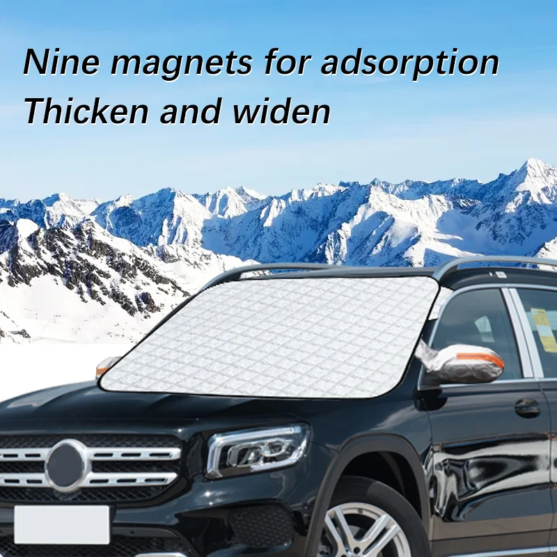 Magnetic Car Windshield Snow Cover Winter Ice-Frost Guard Sun Shade Protector For Benz GLB 2020-2024 Exterior Accessories
Magnetic Car Windshield Snow Cover Winter Ice-Frost Guard Sun Shade Protector For Benz GLB 2020-2024 Exterior Accessories