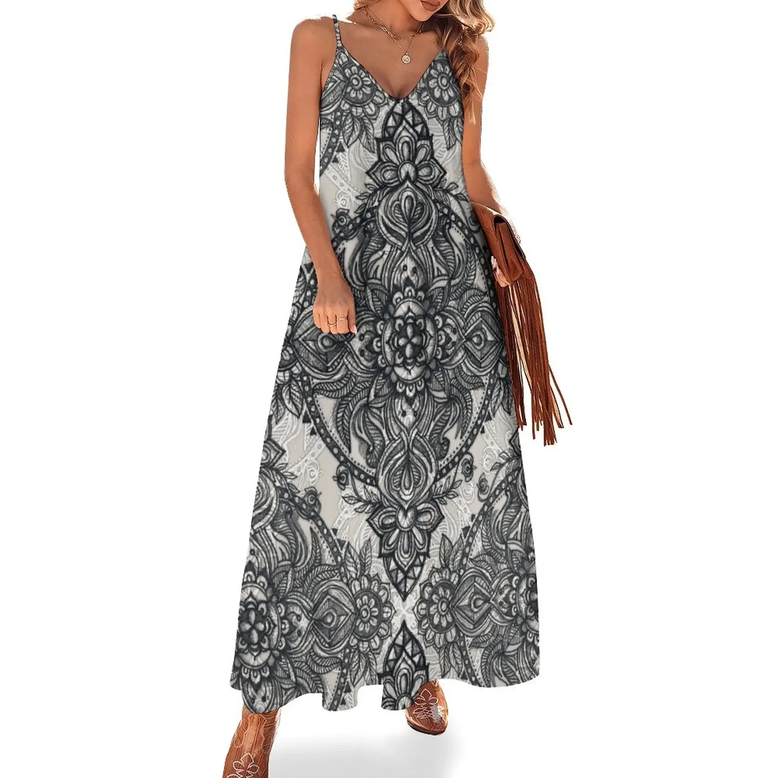 Charcoal Lace Pencil Doodle Sleeveless Dress party dresses women evening dresses women summer dress womens 2025 Dress
Charcoal Lace Pencil Doodle Sleeveless Dress party dresses women evening dresses women summer dress womens 2025 Dress