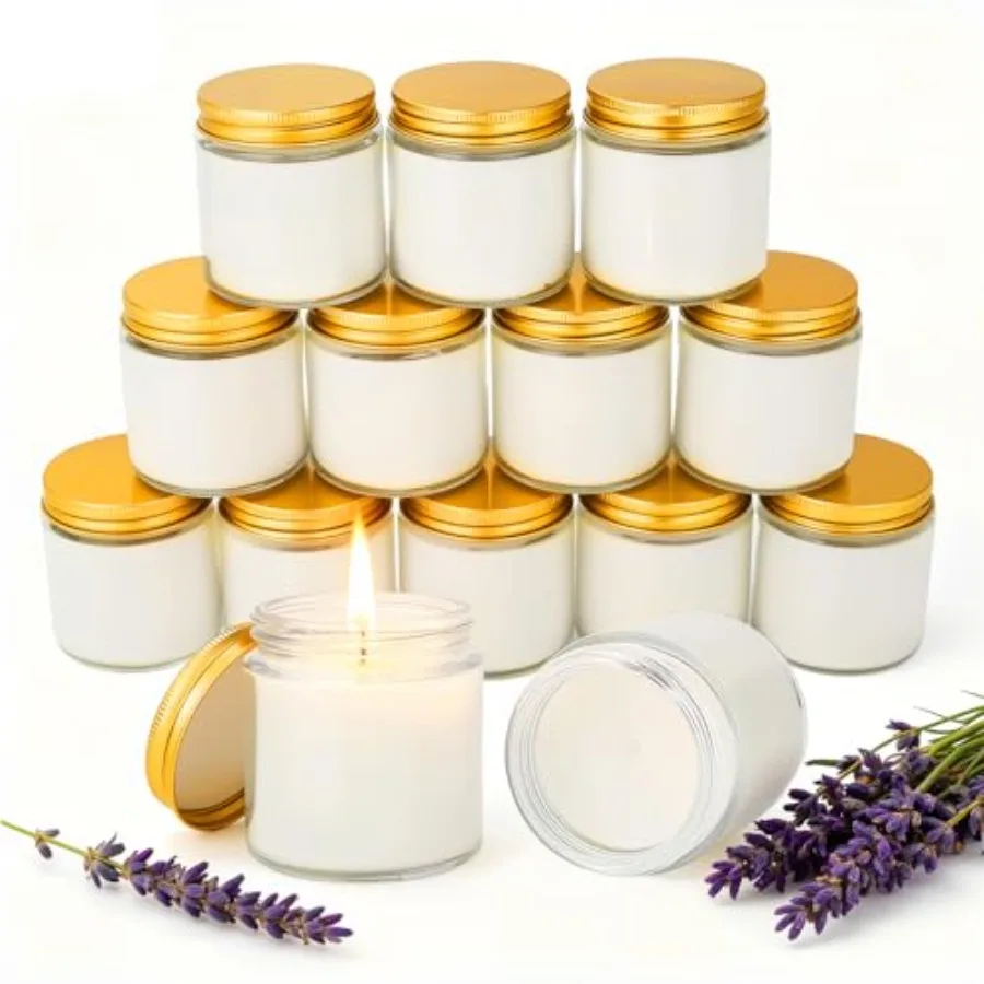 24 PCS 4oz White Soy Wax Candles, Scented Candle Gift Set, Bulk Wedding Party Favors for Birthday, Anniversary, Housewarming, C
24 PCS 4oz White Soy Wax Candles, Scented Candle Gift Set, Bulk Wedding Party Favors for Birthday, Anniversary, Housewarming, C