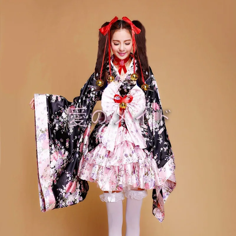 "Gokuraku Jodo" Dance Dress - Sakura Lolita Kimono Costume for Anime Fan Dance & Cosplay
"Gokuraku Jodo" Dance Dress - Sakura Lolita Kimono Costume for Anime Fan Dance & Cosplay