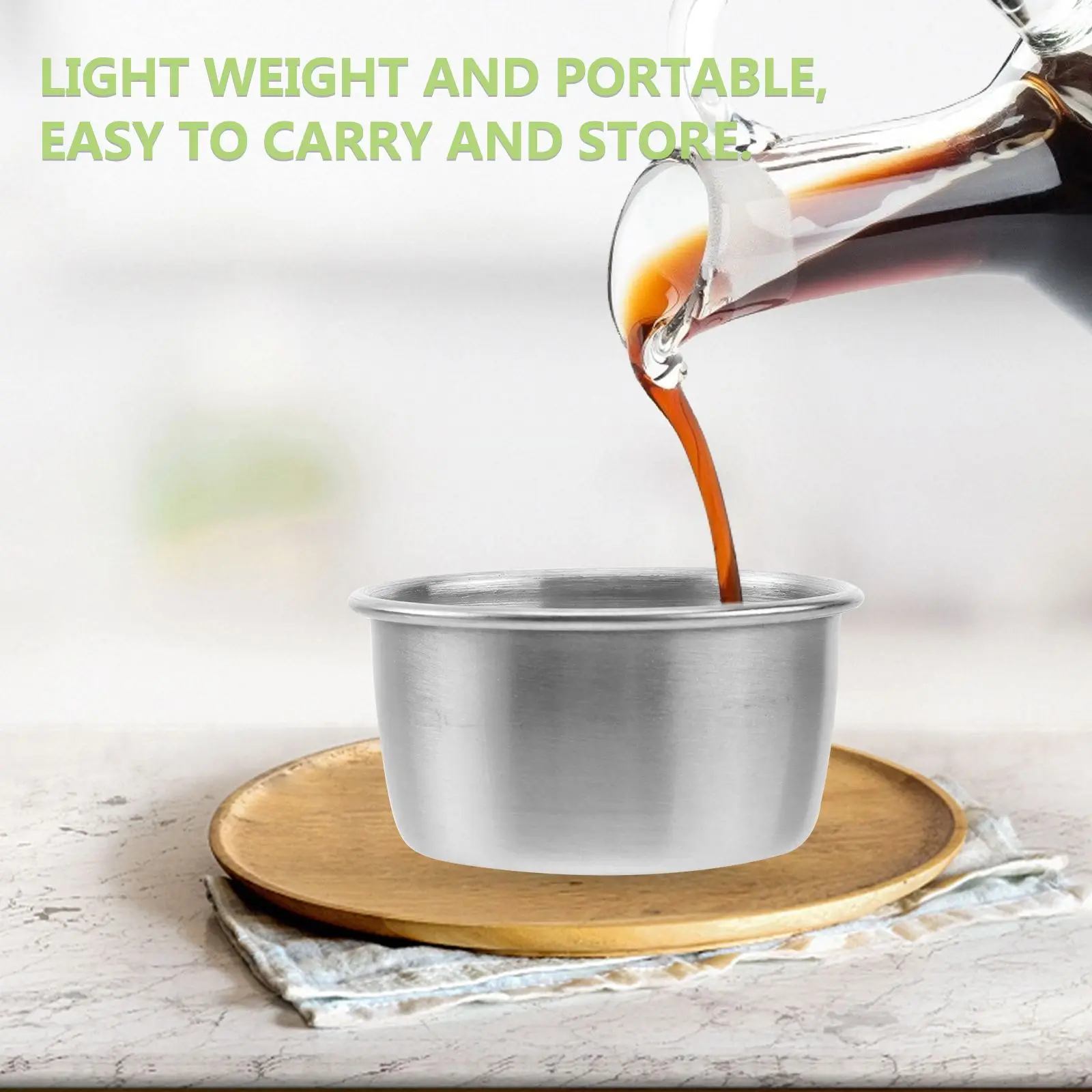 9 pcs Stainless Sauce Seasoning Bowl For Restaurant Cup Dipping Bowls Seasoning Dish for Kitchen Restaurant Food Container
9 pcs Stainless Sauce Seasoning Bowl For Restaurant Cup Dipping Bowls Seasoning Dish for Kitchen Restaurant Food Container