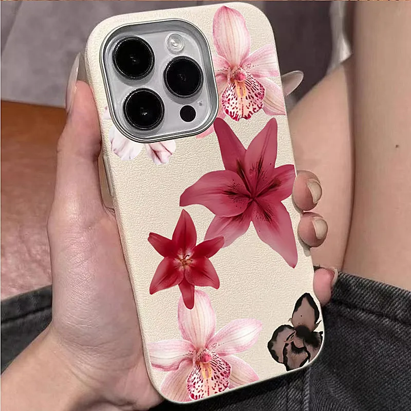 Pink Lily Flower Pattern Soft Phone Case For iPhone 17 Pro Case iPhone 11 12 13 14 15 16 Pro Max 17 Air X XS 7 8 Plus 16E Cover
Pink Lily Flower Pattern Soft Phone Case For iPhone 17 Pro Case iPhone 11 12 13 14 15 16 Pro Max 17 Air X XS 7 8 Plus 16E Cover