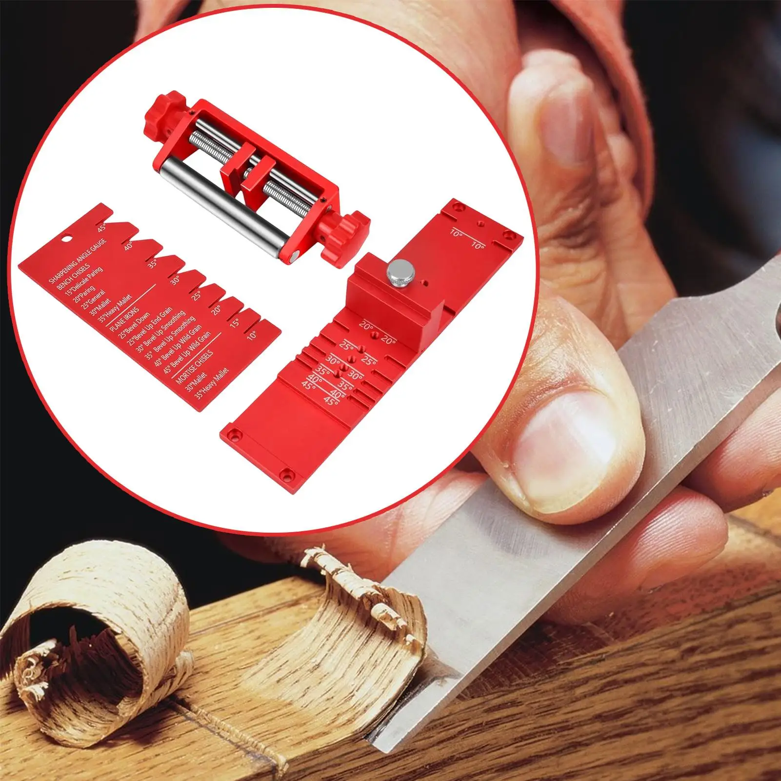 Chisel Sharpener Aluminum Alloy Woodworking Tools Woodworking Sharpening Jig For Chisels For Carving Planing Garage Maintenance
Chisel Sharpener Aluminum Alloy Woodworking Tools Woodworking Sharpening Jig For Chisels For Carving Planing Garage Maintenance