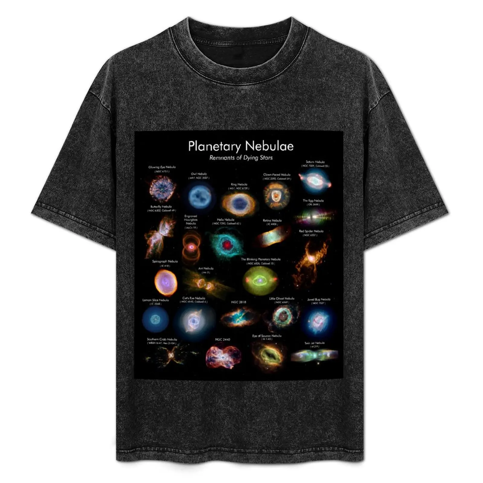Planetary Nebulae Names Poster! T-Shirt Casual Breathable Short Sleeve Top
Planetary Nebulae Names Poster! T-Shirt Casual Breathable Short Sleeve Top