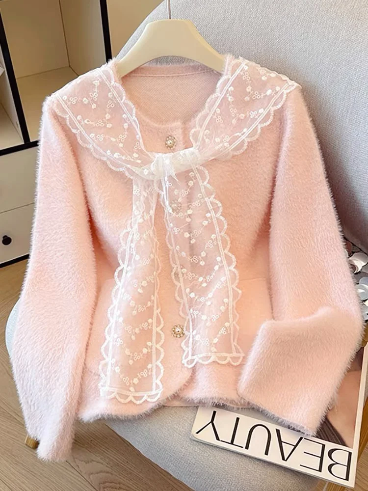Knitted Water Rabbit Fur Coat Elegant Commuter Style Women's Open Cardigan Warmth Guaranteed Autumn Winter New Arrival
Knitted Water Rabbit Fur Coat Elegant Commuter Style Women's Open Cardigan Warmth Guaranteed Autumn Winter New Arrival