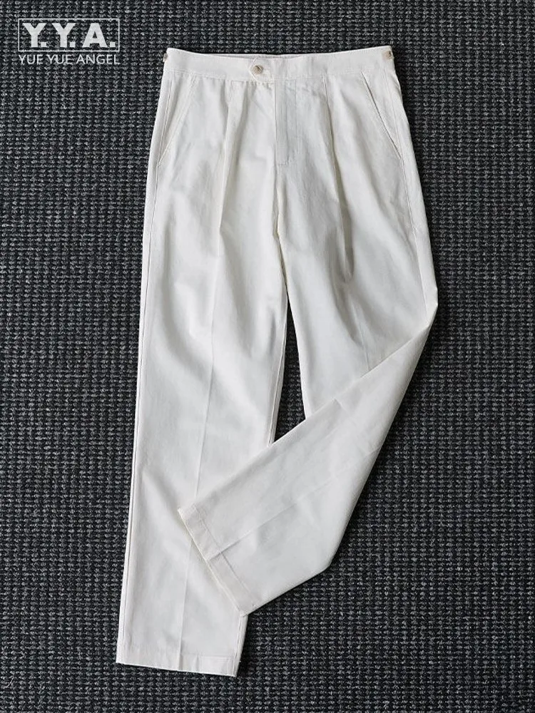 Casual Versatile Male Business Summer Solid Color Wide Leg Pant Breathable Cotton Length Pants Men Comfortable Straight Trousers
Casual Versatile Male Business Summer Solid Color Wide Leg Pant Breathable Cotton Length Pants Men Comfortable Straight Trousers