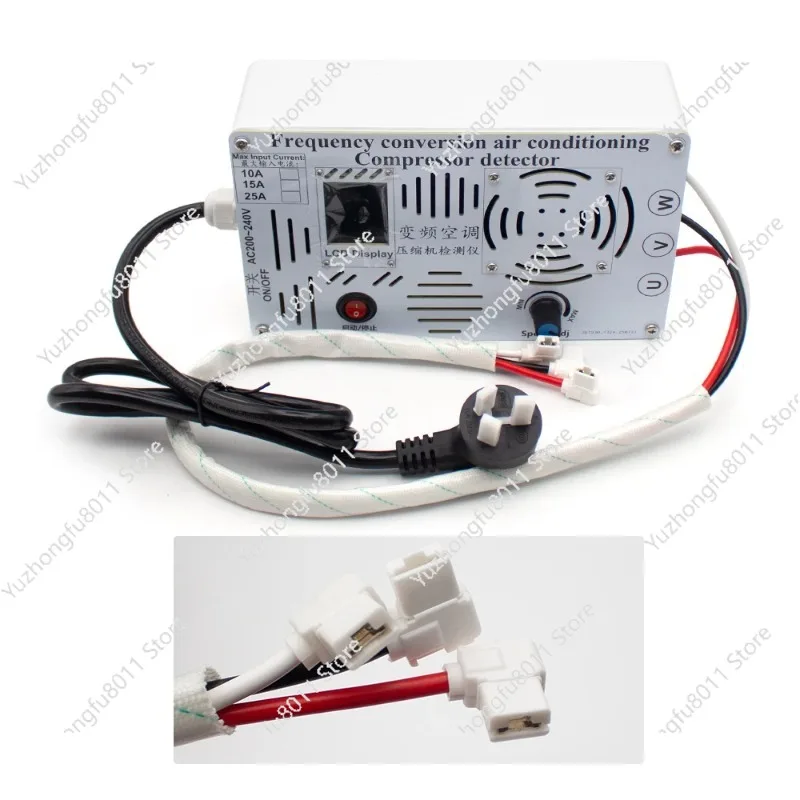 Variable Frequency Air Conditioner Compressor Tester. Universal Variable Frequency Compressor Test and Maintenance Instrument.
Variable Frequency Air Conditioner Compressor Tester. Universal Variable Frequency Compressor Test and Maintenance Instrument.