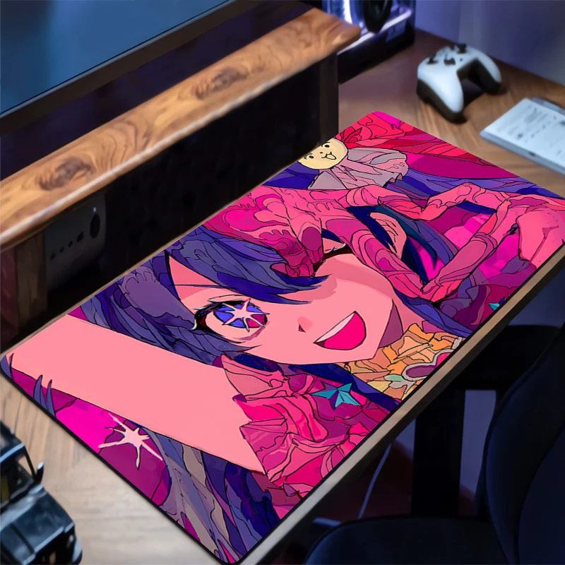 Mousepad Large OSHI NO KO Gaming Keyboard Gamer non-slip Mouse Pad on The Table Desk Mat coaster Anime PC carpet game Mouse Mats
Mousepad Large OSHI NO KO Gaming Keyboard Gamer non-slip Mouse Pad on The Table Desk Mat coaster Anime PC carpet game Mouse Mats