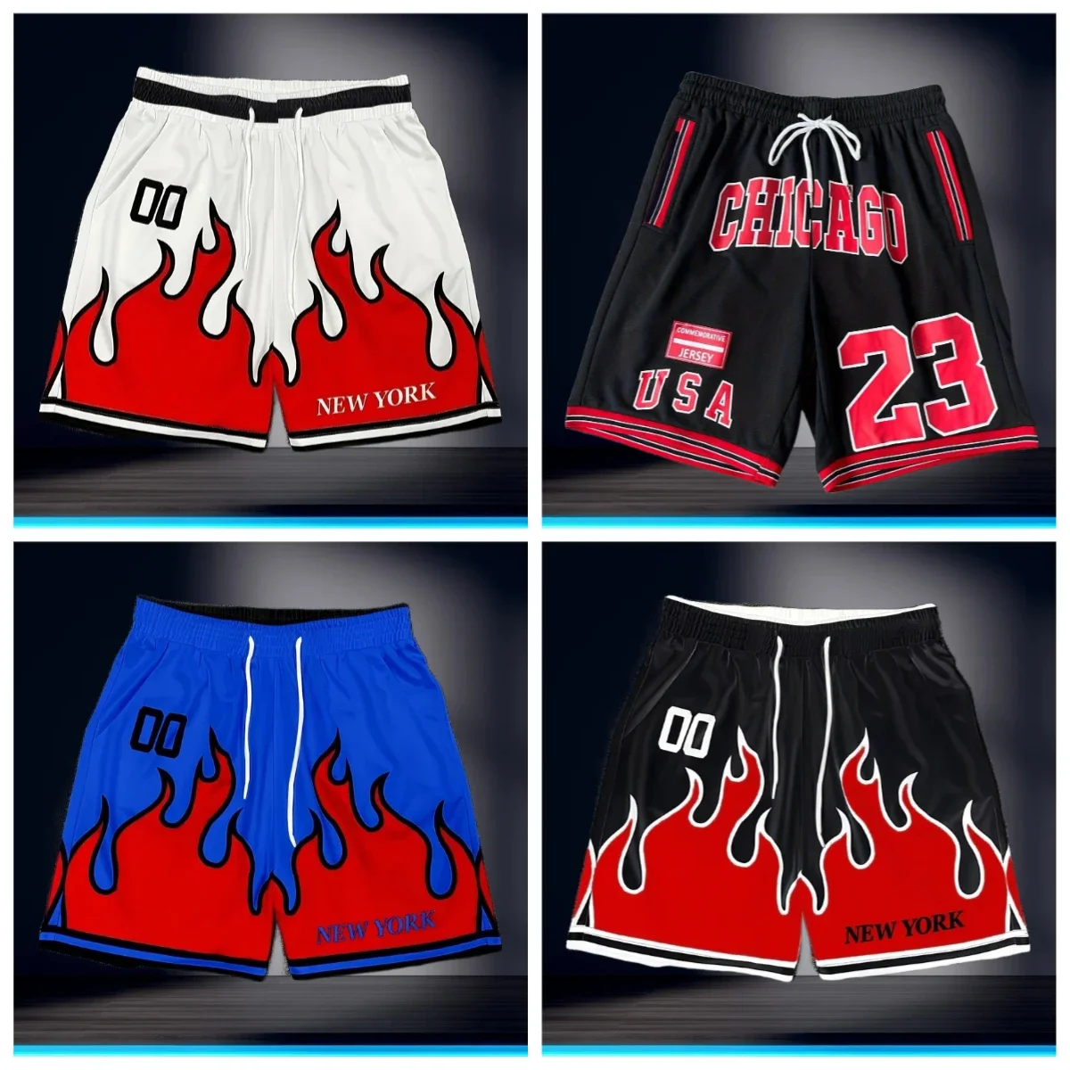 Лето 2025 Шорты 00 Шорты с пламенным дизайном Летние свободные мужские и женские шорты с героями мультфильмов Нейтральные спортивные повседневные шорты Быстросохнущие
Лето 2025 Шорты 00 Шорты с пламенным дизайном Летние свободные мужские и женские шорты с героями мультфильмов Нейтральные спортивные повседневные шорты Быстросохнущие