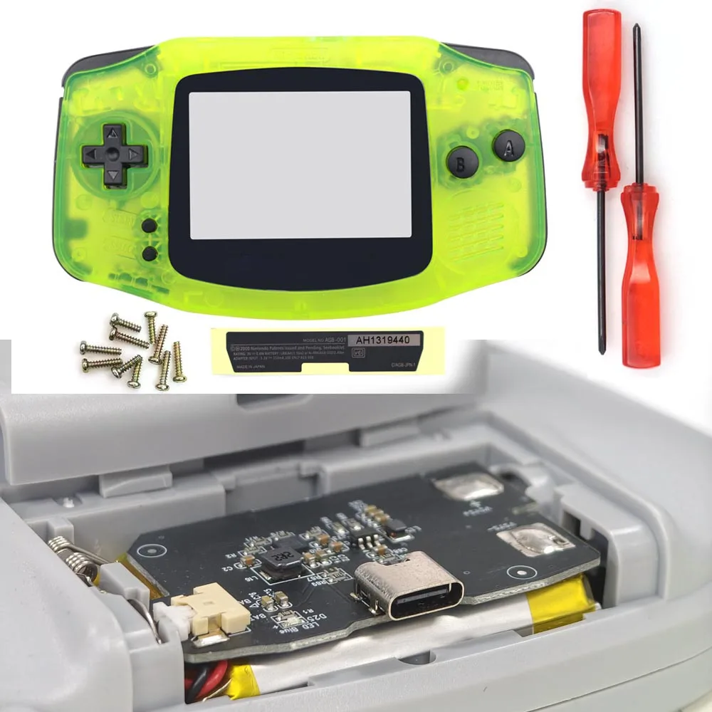 3,0-дюймовый GBA IPS V5, комплекты ламинированного ЖК-экрана высокой яркости для Gameboy Advance, перезаряжаемая батарея, не пайка, простая в установке
3,0-дюймовый GBA IPS V5, комплекты ламинированного ЖК-экрана высокой яркости для Gameboy Advance, перезаряжаемая батарея, не пайка, простая в установке