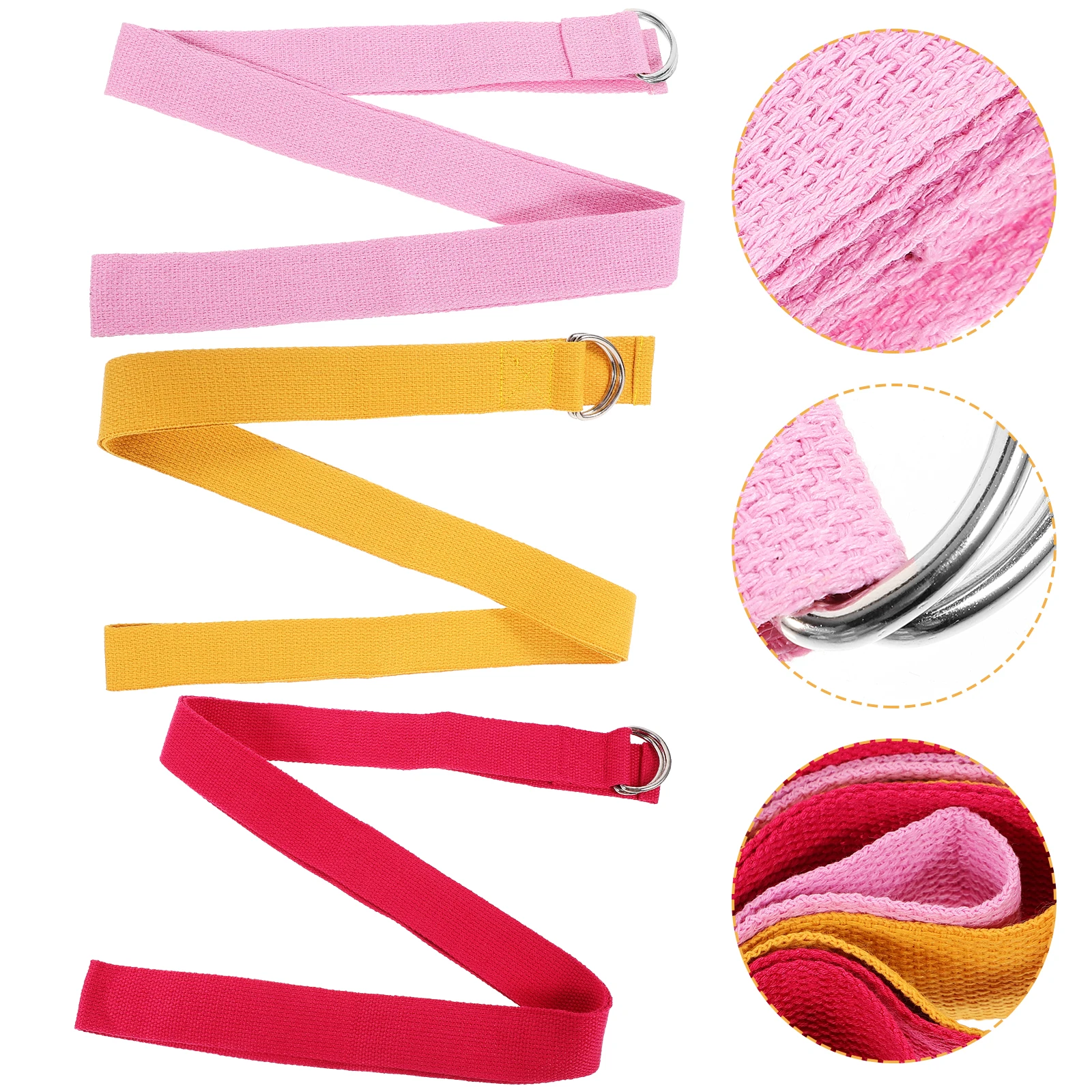 3 Pcs Yoga Strap Inelastic Bands Lightweight Portable Stretching Straps for Home Gym Exercise Reusable Yoga Supplies
3 Pcs Yoga Strap Inelastic Bands Lightweight Portable Stretching Straps for Home Gym Exercise Reusable Yoga Supplies