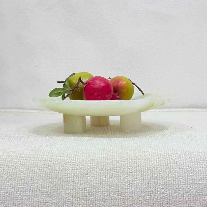 Luxury Natural Jade Stone Fruit Bowl Modern Minimalist Decorative Tray For Villa Hotel Model Home Dining Table Jewelry Organizer
Luxury Natural Jade Stone Fruit Bowl Modern Minimalist Decorative Tray For Villa Hotel Model Home Dining Table Jewelry Organizer