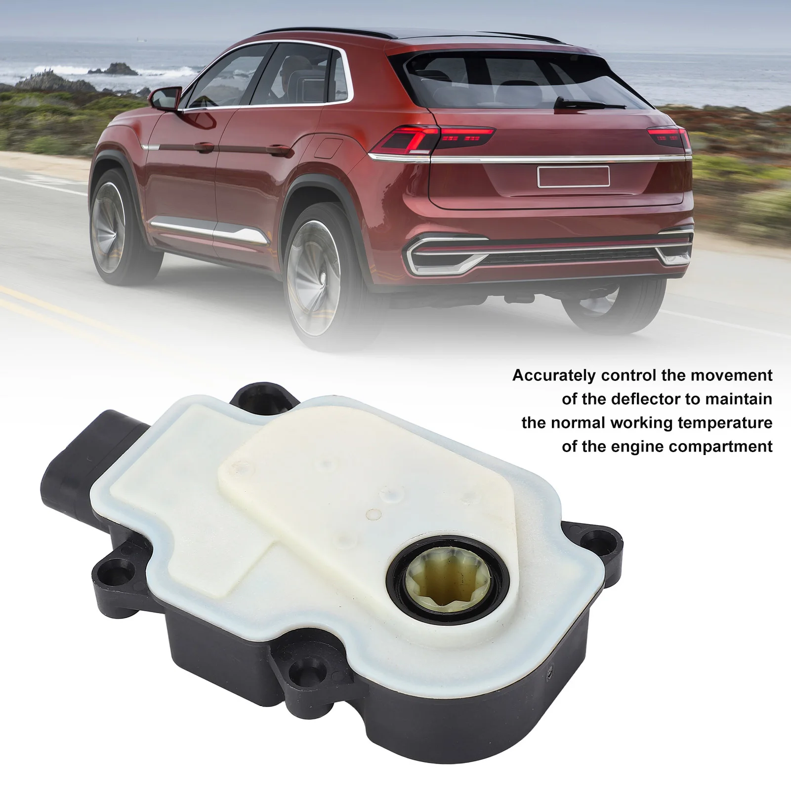 Radiator Support Air Deflector Actuator 95B965501AA Radiator Support Air Flap Actuator for Sport 2018‑2023 95B 965 501 H
Radiator Support Air Deflector Actuator 95B965501AA Radiator Support Air Flap Actuator for Sport 2018‑2023 95B 965 501 H