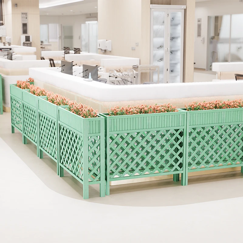 Outdoor flower pot Solid wood waterproof stand Anti-corrosion fence Flower box Restaurant partition fence slot Sto
Outdoor flower pot Solid wood waterproof stand Anti-corrosion fence Flower box Restaurant partition fence slot Sto