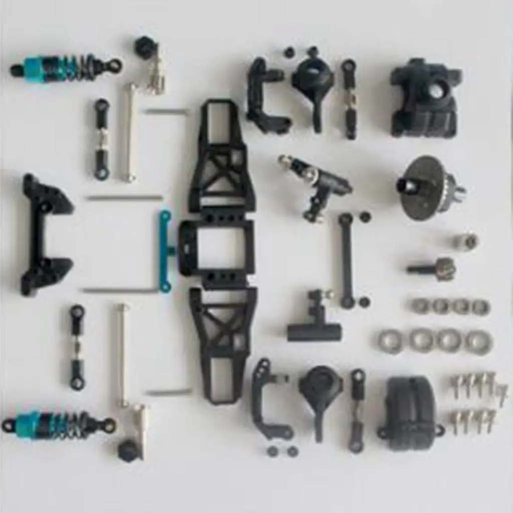 4WD Racing RC Car Body Frame Chassis Kit for HSP 94123 DIY Parts
4WD Racing RC Car Body Frame Chassis Kit for HSP 94123 DIY Parts