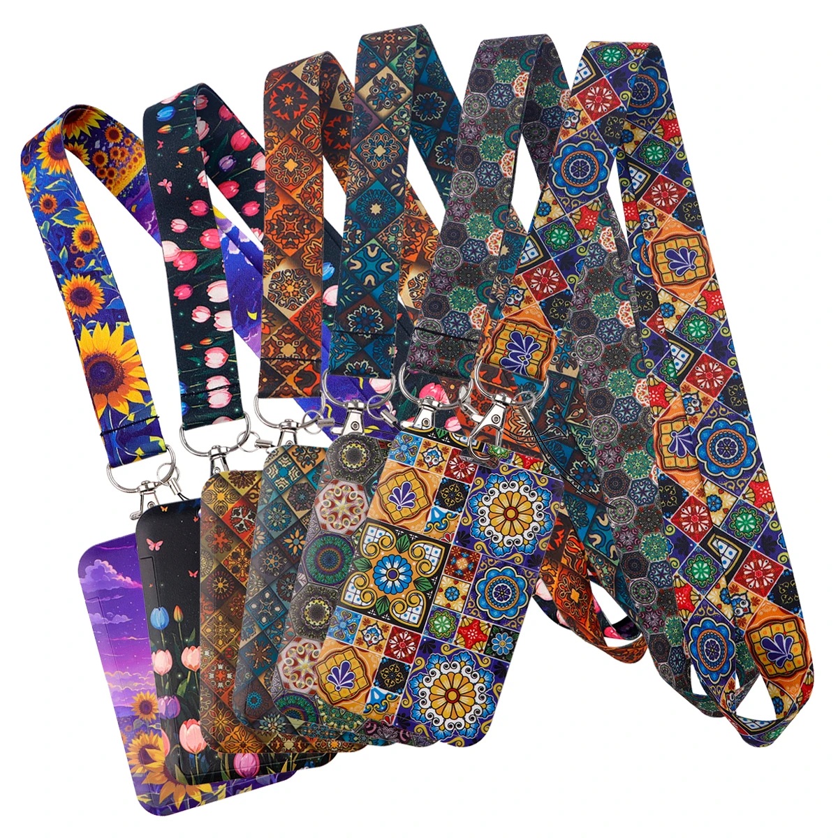 Vintage Floral Prints Lanyard for Key ID Card Cover Badge Holder Business Phone Key Lanyard Neck Strap Keychain Rope Accessories
Vintage Floral Prints Lanyard for Key ID Card Cover Badge Holder Business Phone Key Lanyard Neck Strap Keychain Rope Accessories