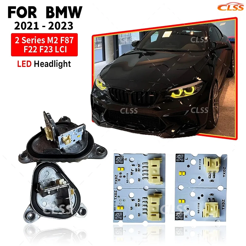 Желтая светодиодная плата DRL для BMW M2 F87 F23 F22 LCI M240i 230i 218i 2018-2021 Модуль светодиодных фар дневного света Angel Eye
Желтая светодиодная плата DRL для BMW M2 F87 F23 F22 LCI M240i 230i 218i 2018-2021 Модуль светодиодных фар дневного света Angel Eye