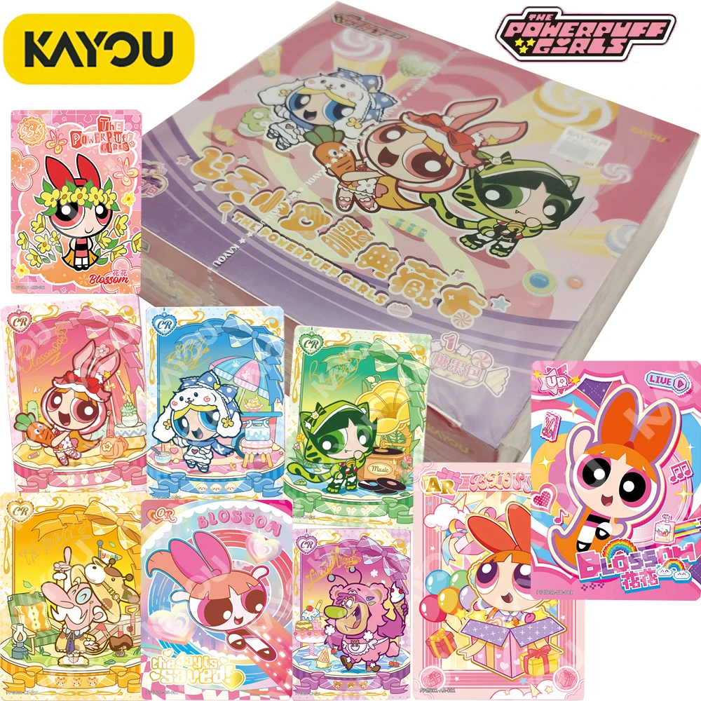 KAYOU Original Family Fantasy Adventure Animated The Powerpuff Girls Cards Highly Beloved Fashion Trend Peripheral Card Gifts
KAYOU Original Family Fantasy Adventure Animated The Powerpuff Girls Cards Highly Beloved Fashion Trend Peripheral Card Gifts