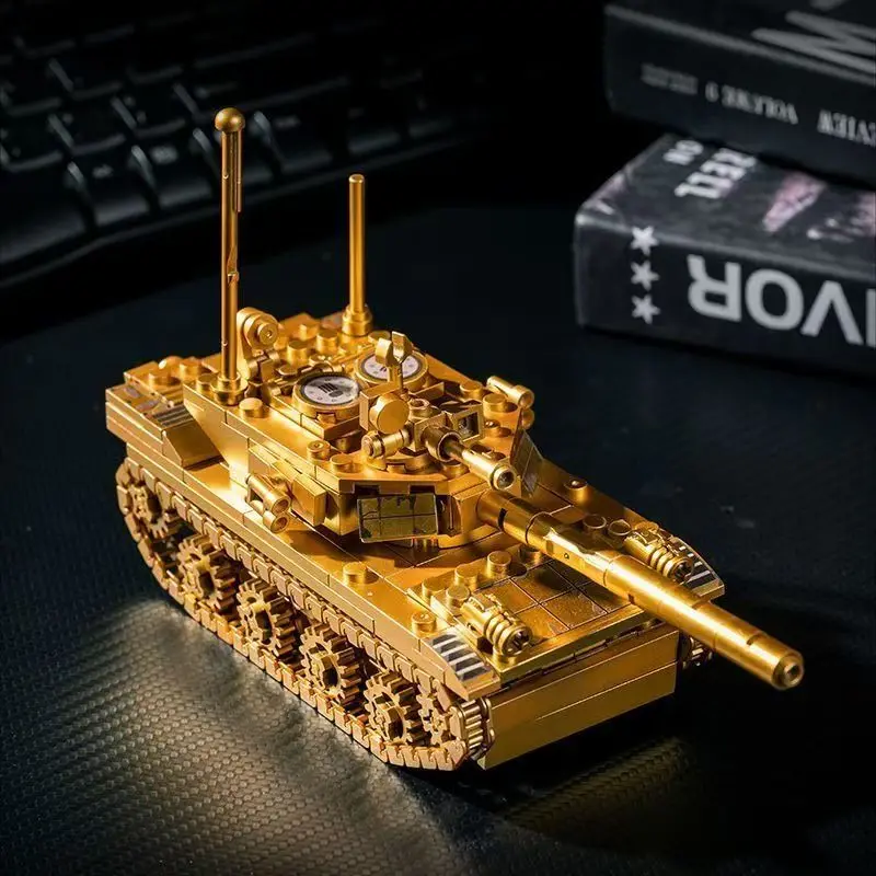 2025 Золотые военные T85 основные боевые танки, строительные блоки, WW2, армейские фигурки солдат, кирпичи, развивающие игрушки для детей, подарок для мальчиков
2025 Золотые военные T85 основные боевые танки, строительные блоки, WW2, армейские фигурки солдат, кирпичи, развивающие игрушки для детей, подарок для мальчиков