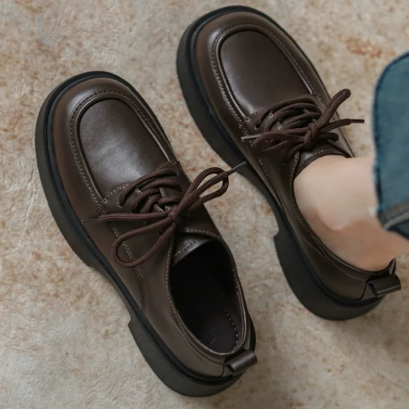 Soft Leather Women's Oxford Shoes Luxury Handmade Quality Comfortable 2026 Autumn Fashion Daily Outdoor Casual Shoes Woman
Soft Leather Women's Oxford Shoes Luxury Handmade Quality Comfortable 2026 Autumn Fashion Daily Outdoor Casual Shoes Woman